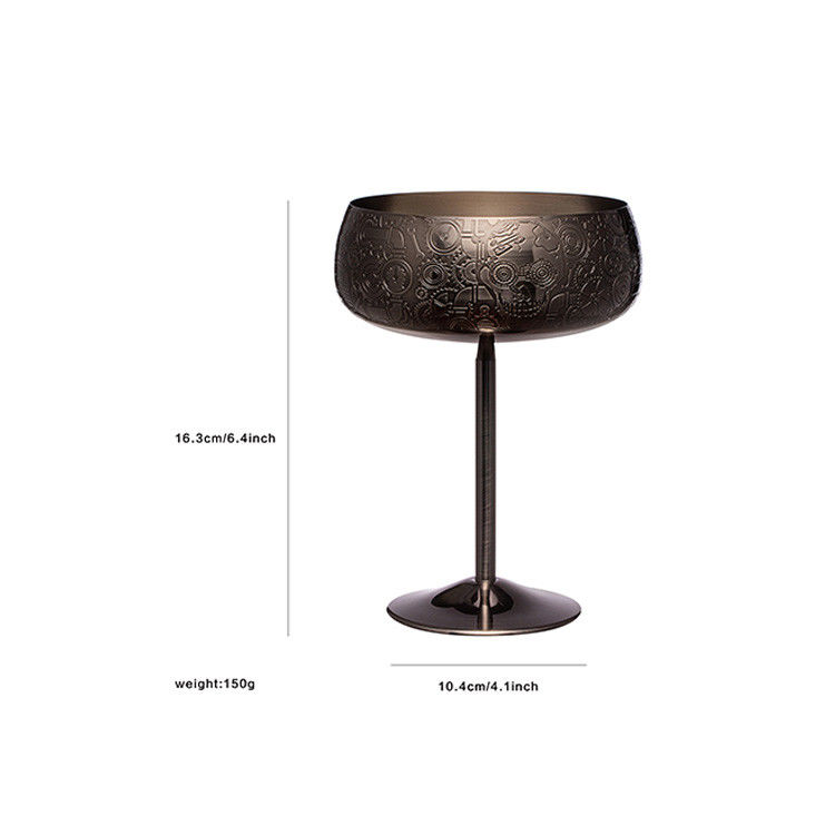Martini in acciaio inossidabile 14OZ 4,1*6,4 pollici con fondo largo