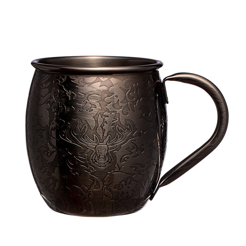 Stag Style Acciaio inossidabile Vini di vetro raffreddati Mug di Mule di Mosca personalizzati