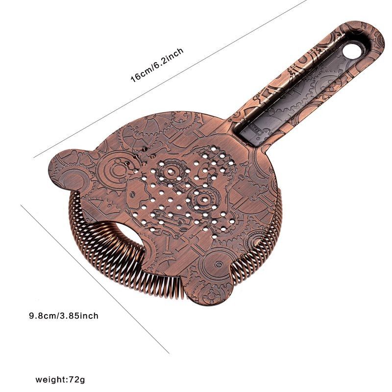 Stiratore di barrette in acciaio inossidabile Stiratore Hawthorne Stiratore Julep Stiratore Fine Mesh
