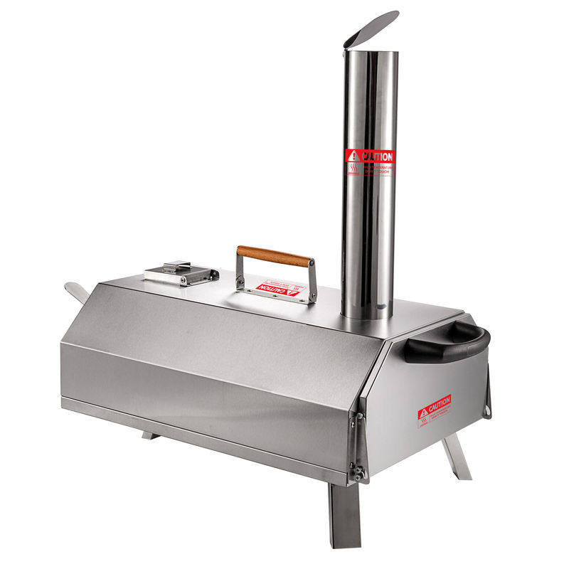 Forma di trapezoide Fornace per pizza Forno portatile in legno Fiato 54,5*38*18,5 cm