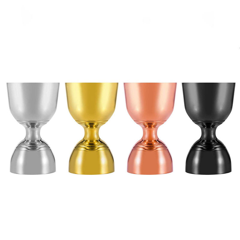 Colore personalizzato Jigger in acciaio inossidabile 304 per festa di barista