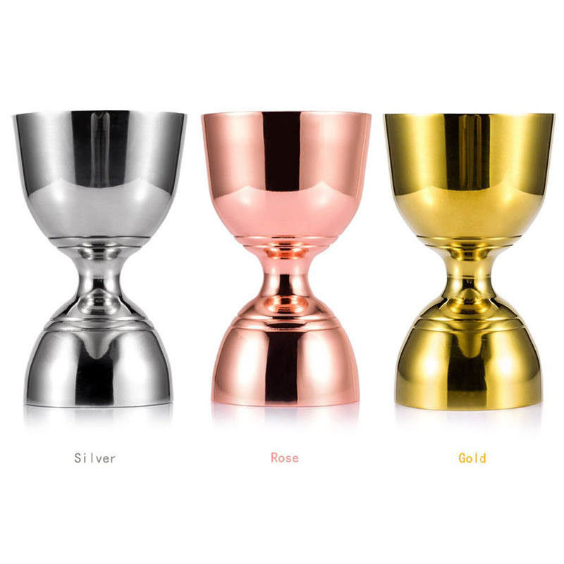Colore personalizzato Jigger in acciaio inossidabile 304 per festa di barista