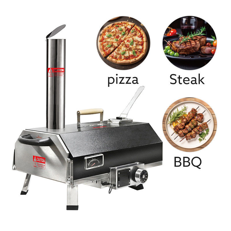 Forno per la pizza all'aperto Tostatrici a legna Forni per la pizza Pizze in pietra autentica Per il campeggio nel cortile