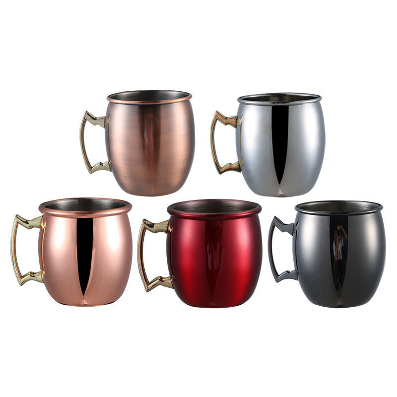 Acciaio inossidabile Moscow Mule Mug Martello Copper Wine Cup Per Bar Sala da pranzo